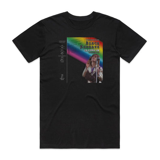Black Sabbath 1974 04 06 Bagdad California Jam Ontario Motor Speedway Onta T-Shirt Black
