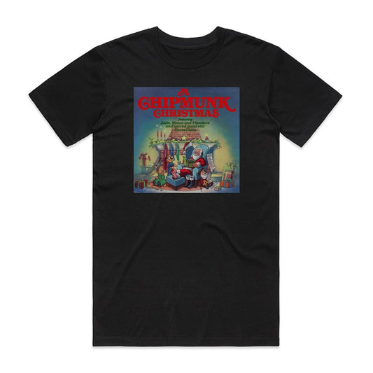 The Chipmunks A Chipmunk Christmas 1 T-Shirt Black