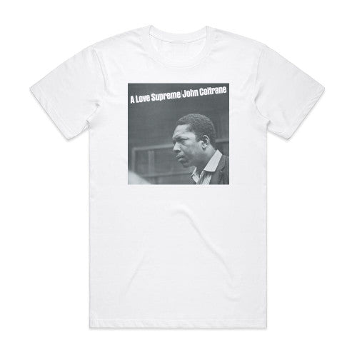 John Coltrane A Love Supreme Album Cover T-Shirt White