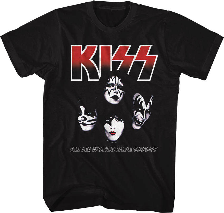 Alive/Worldwide 1996-97 KISS T-Shirt