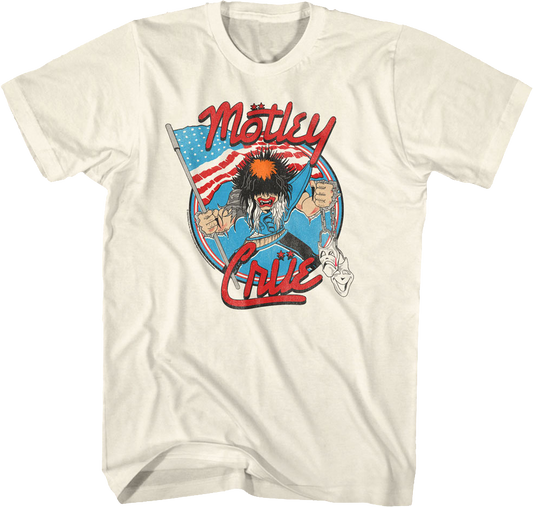Allister Fiend American Flag Motley Crue T-Shirt