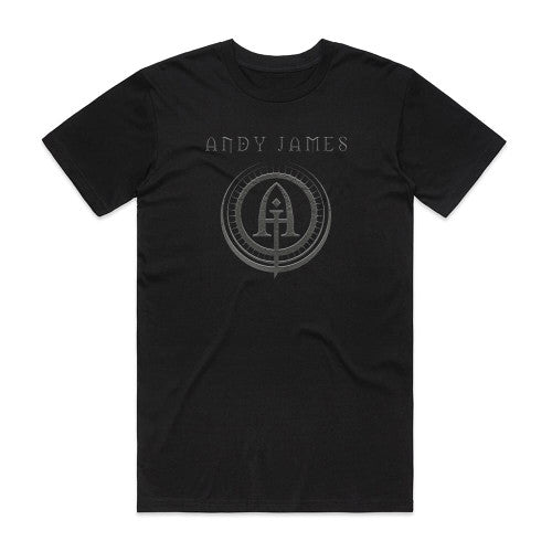 Andy James Andy James Album Cover T-Shirt Black