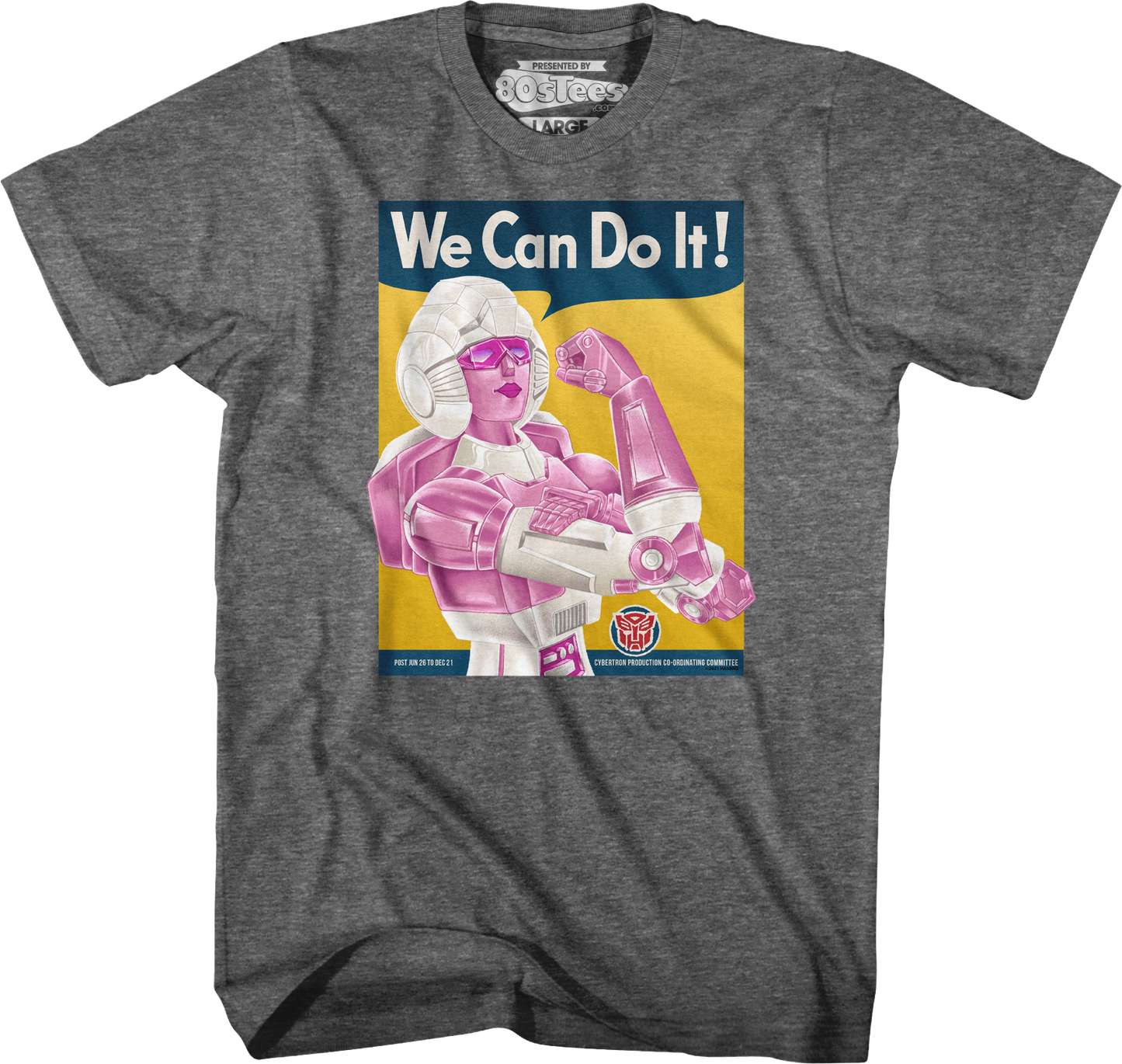Arcee We Can Do It Transformers T-Shirt