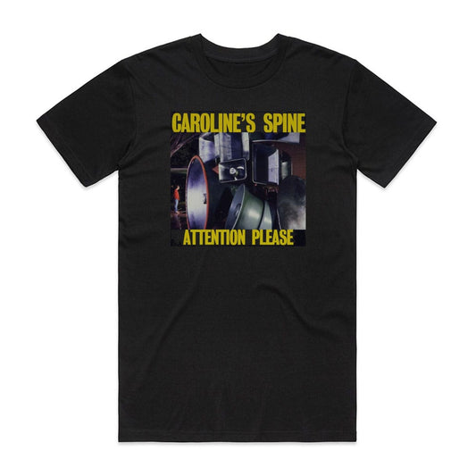 Carolines Spine Attention Please T-Shirt Black