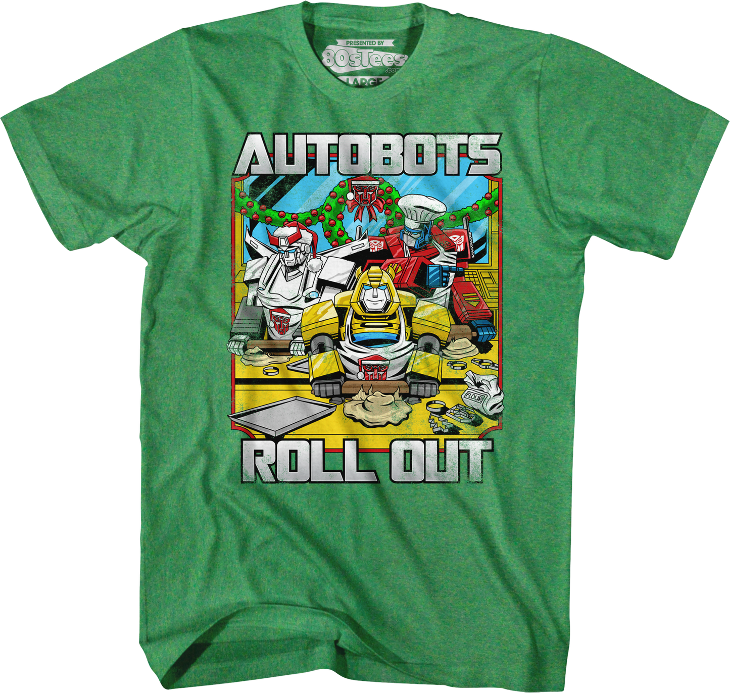 Autobots Roll Out Transformers Christmas T-Shirt
