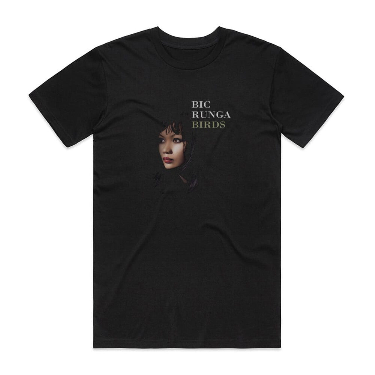 Bic Runga Birds T-Shirt Black