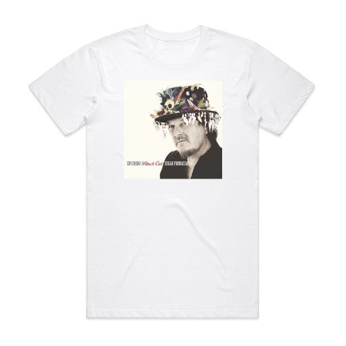 Zucchero Black Cat 1 Album Cover T-Shirt White