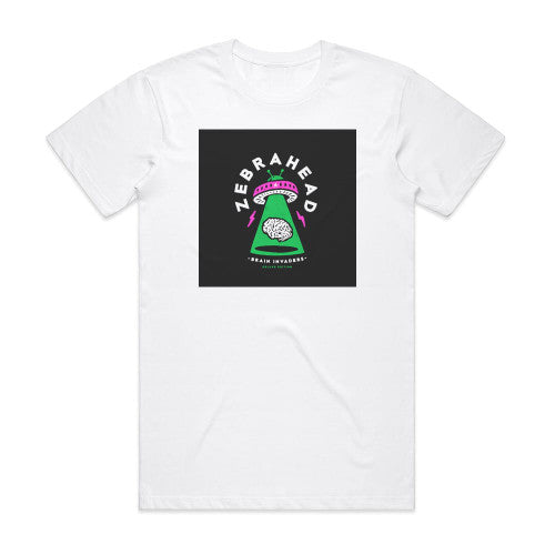 Zebrahead Brain Invaders 1 Album Cover T-Shirt White