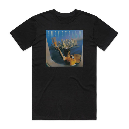 Supertramp Breakfast In America Album Cover T-Shirt Black