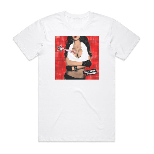 Zebrahead Call Your Friends 2 Album Cover T-Shirt White