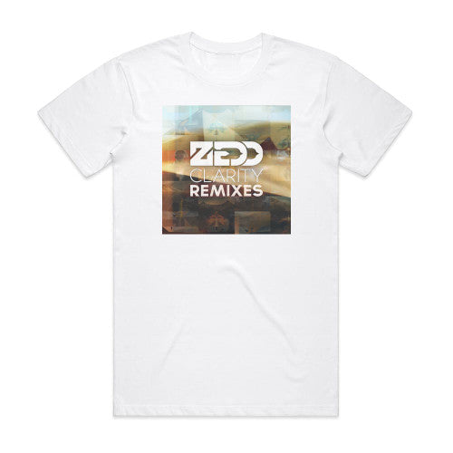 Zedd Clarity Remixes 1 Album Cover T-Shirt White