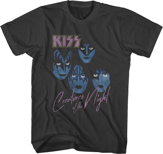 Creatures of the Night Album Cover KISS T-Shirt
