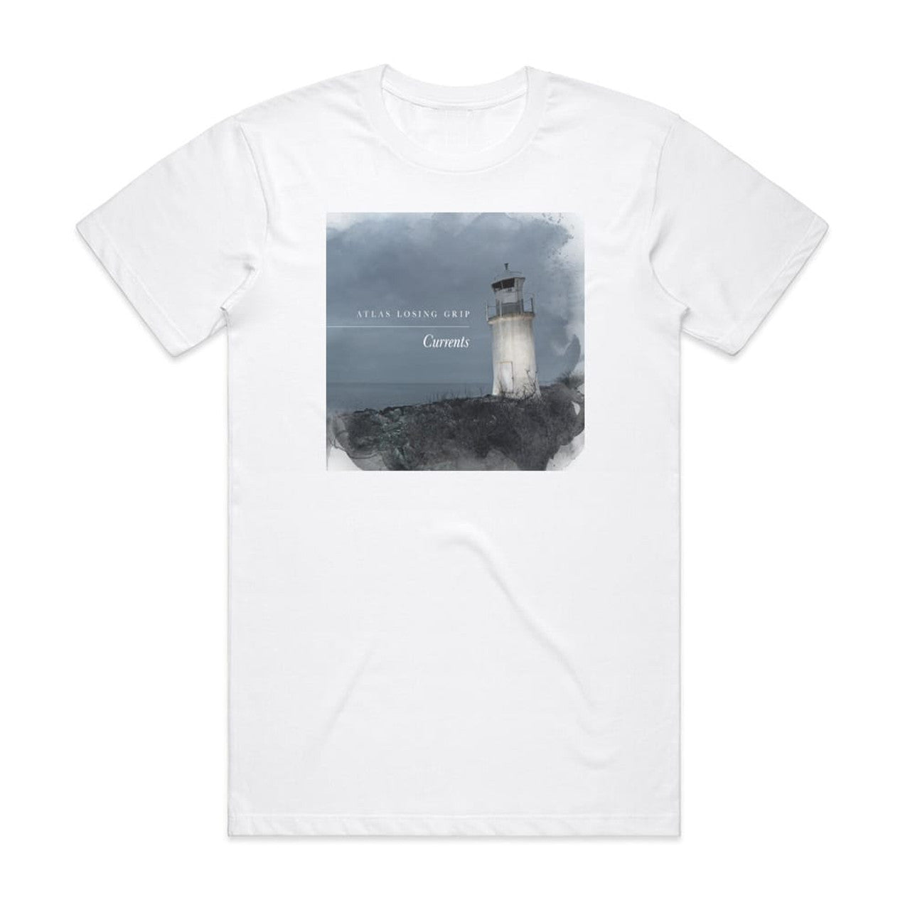 Atlas Losing Grip Currents T-Shirt White
