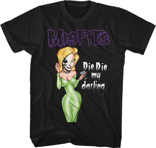 Die Die My Darling Illustration Misfits T-Shirt