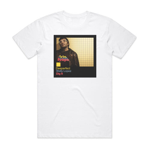 Wally Lopez Dig It Album Cover T-Shirt White