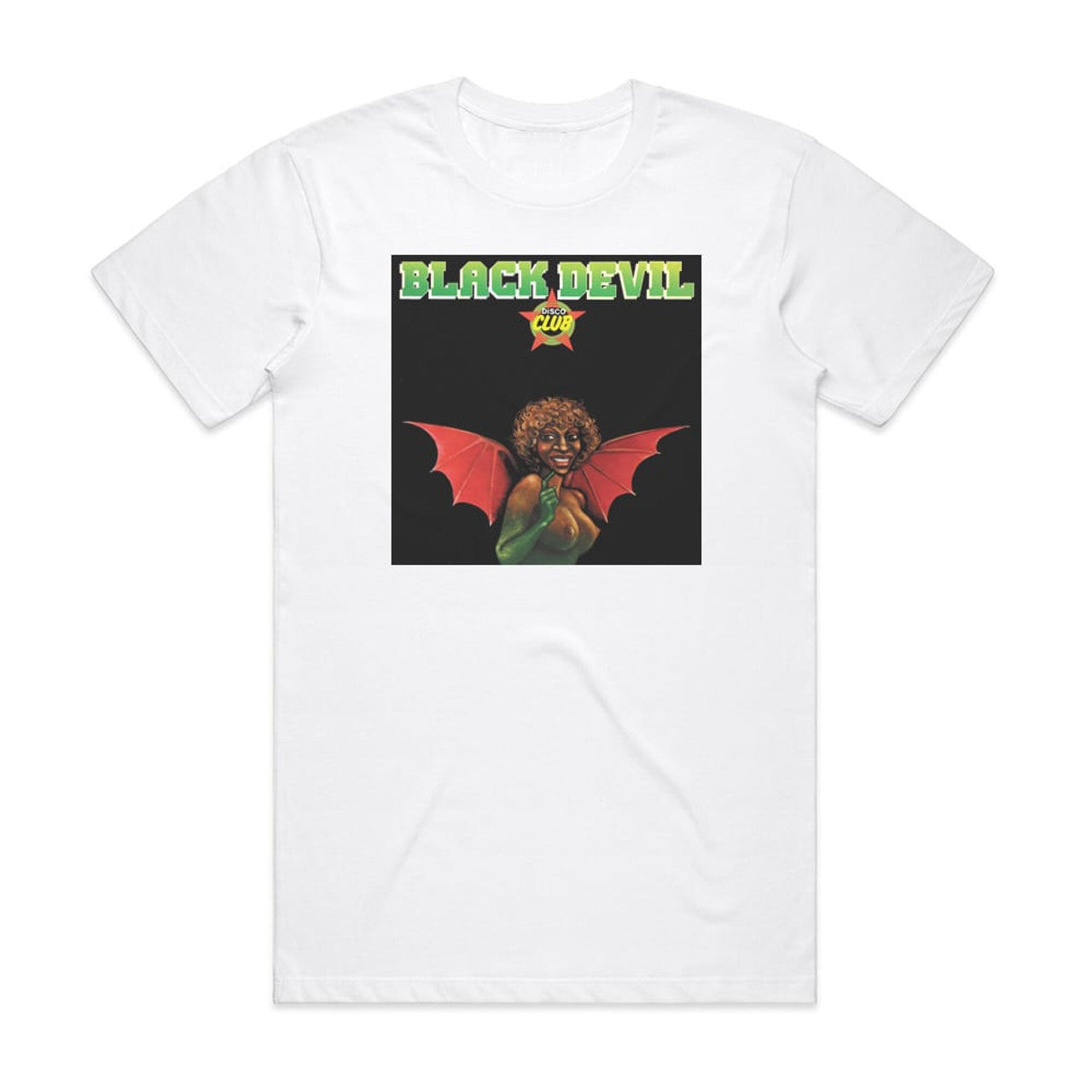 Black Devil Disco Club Disco Club T-Shirt White