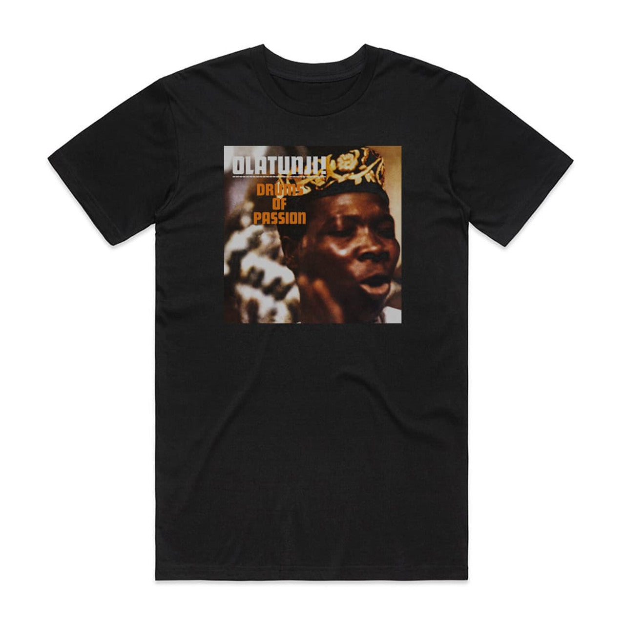 Babatunde Olatunji Drums Of Passion T-Shirt Black