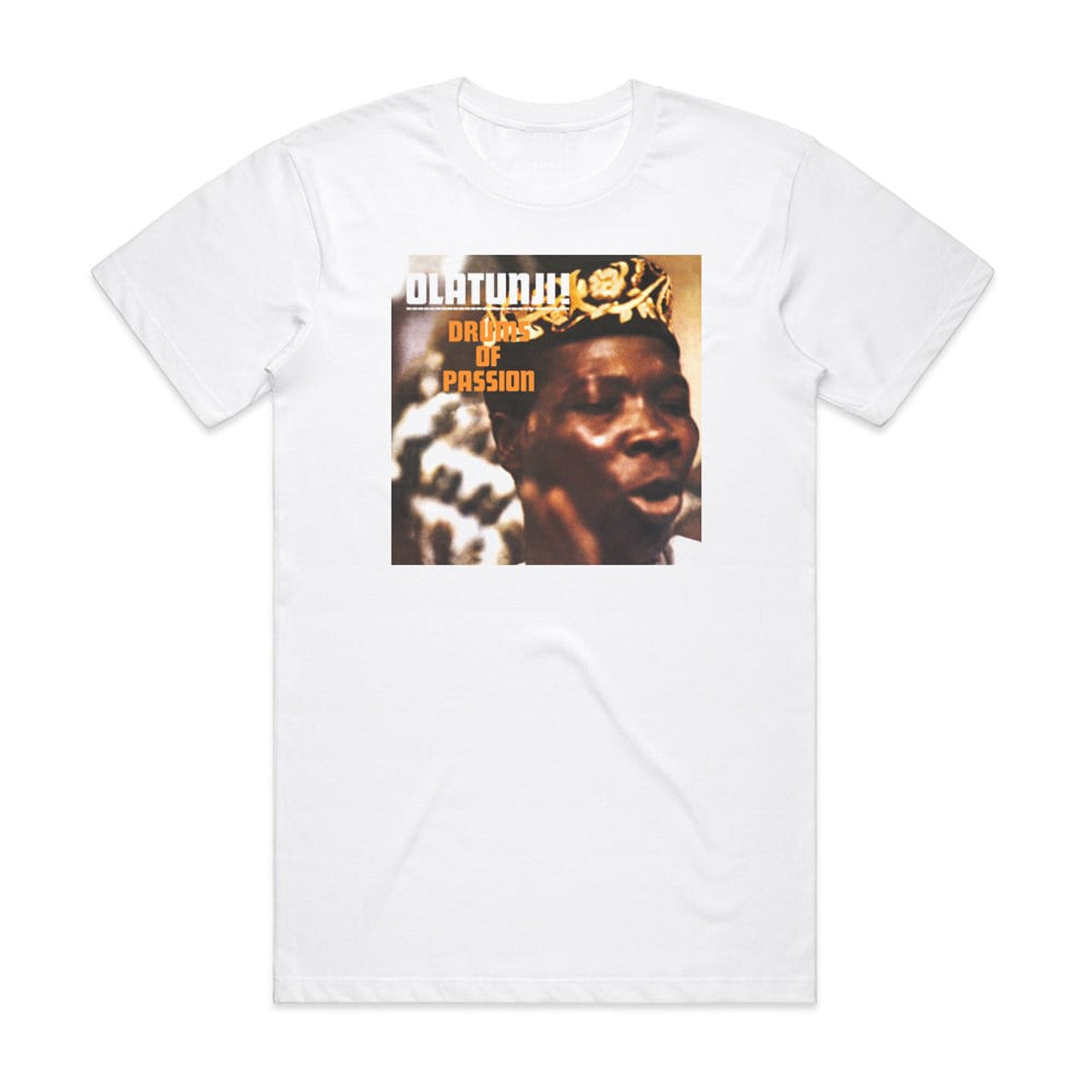 Babatunde Olatunji Drums Of Passion T-Shirt White