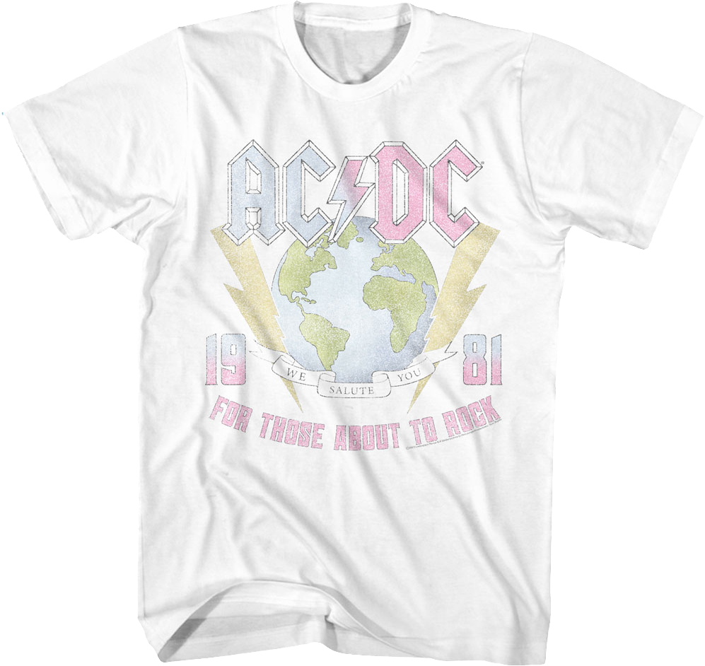 For Those About To Rock 1981 ACDC T-Shirt
