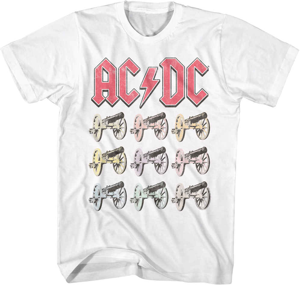 For Those About To Rock Cannons ACDC T-Shirt