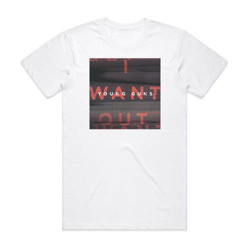 Young Guns I Want Out Album Cover T-Shirt White
