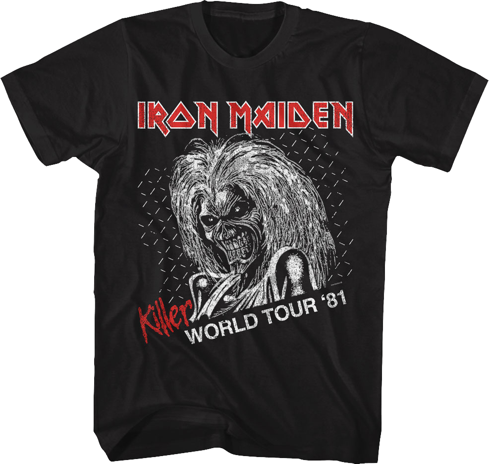Killer World Tour '81 Iron Maiden T-Shirt