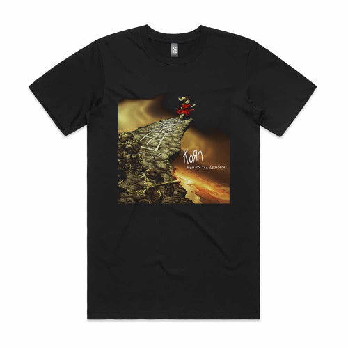 Korn Follow The Leader Album Cover T-Shirt Black