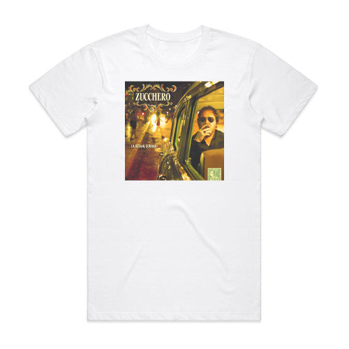 Zucchero La Sesin Cubana Album Cover T-Shirt White