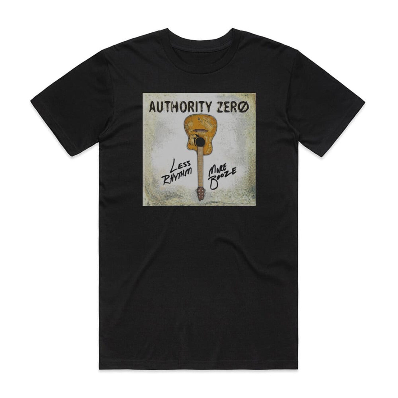 Authority Zero Less Rhythm More Booze T-Shirt Black