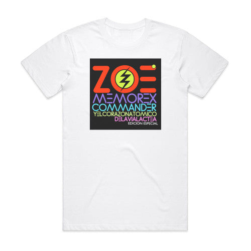 Zoe Memo Rex Commander Y El Corazn Atmico De La Va Lctea Album Cover T-Shirt White
