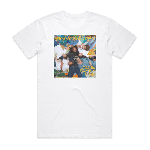 Ziggy Marley More Family Time Album Cover T-Shirt White