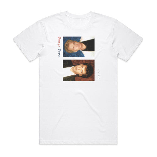 Wang Chung Mosaic Album Cover T-Shirt White