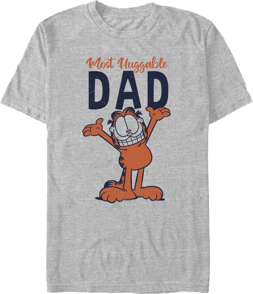 Most Huggable Dad Garfield T-Shirt
