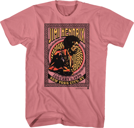 New York City 1970 Jimi Hendrix T-Shirt