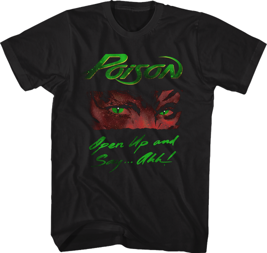 Open Up And Say Ahh Track List Poison T-Shirt