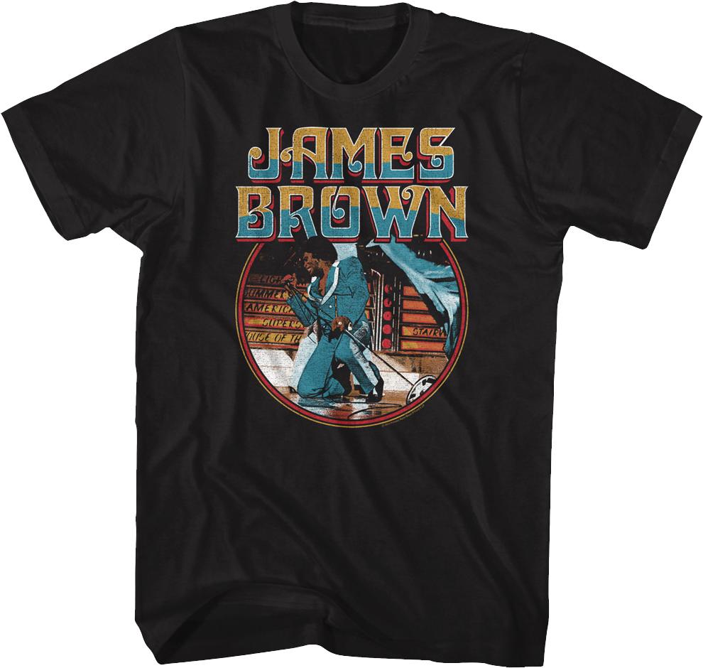 Retro Kneel James Brown T-Shirt