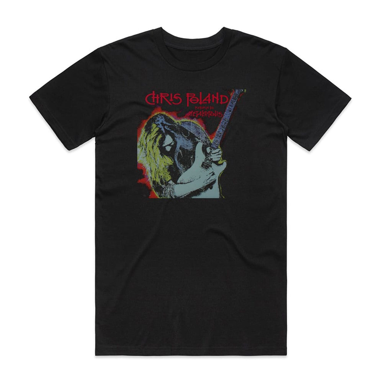 Chris Poland Return To Metalopolis T-Shirt Black