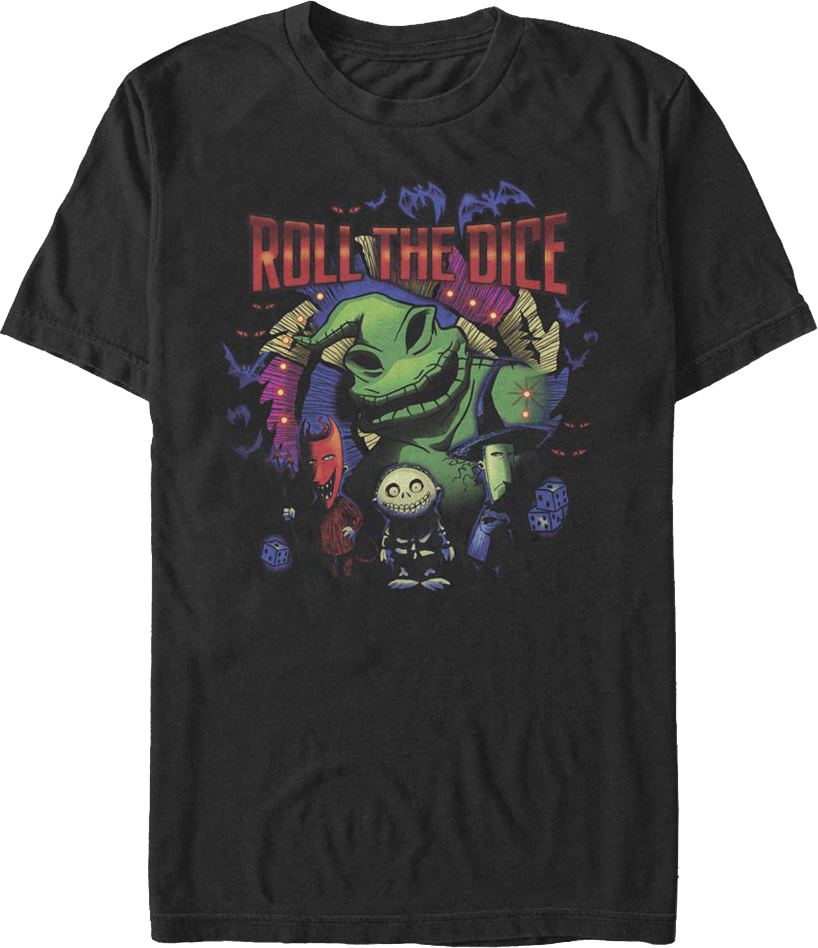 Roll The Dice Nightmare Before Christmas T-Shirt