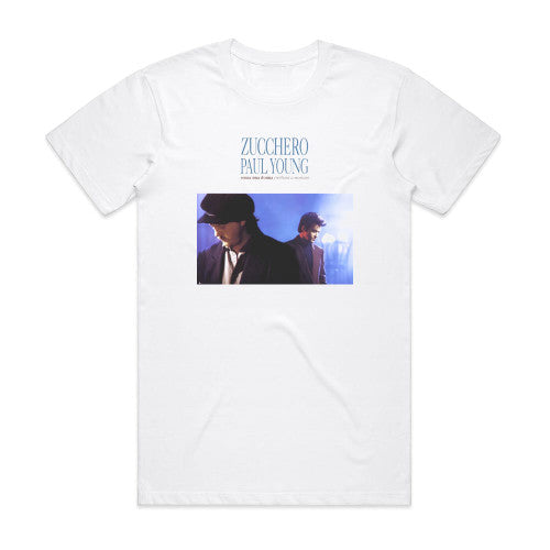 Zucchero Senza Una Donna Without A Woman Album Cover T-Shirt White