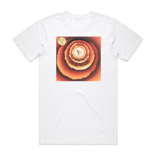 Stevie Wonder Songs In The Key Of Life Album Cover T-Shirt White