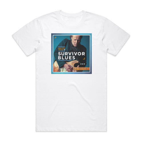 Walter Trout Survivor Blues Album Cover T-Shirt White