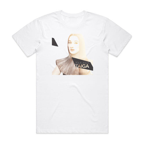 Zola Jesus Taiga Album Cover T-Shirt White