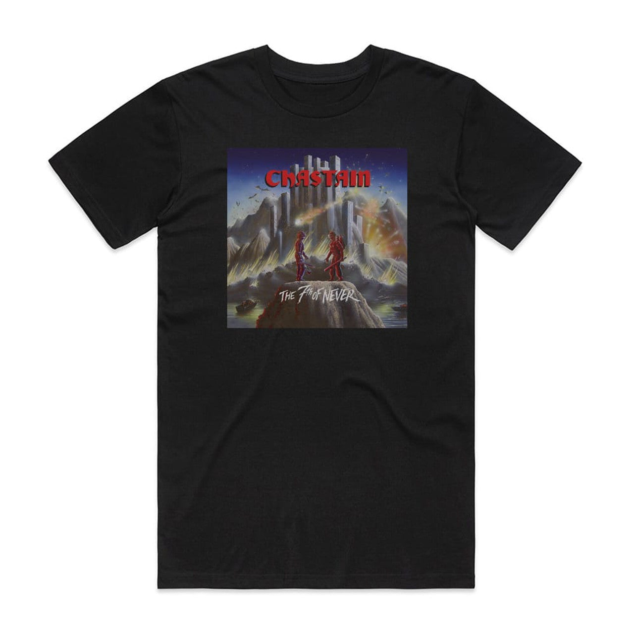 Chastain The 7Th Of Never T-Shirt Black
