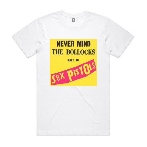The Sex Pistols Never Mind The Bollocks Heres The Sex Pistols Album Cover T-Shirt White