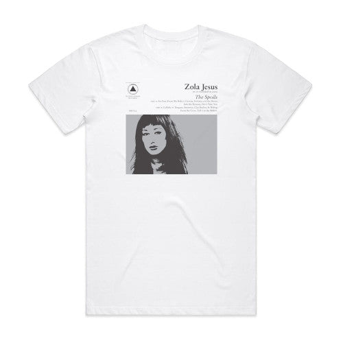 Zola Jesus The Spoils Album Cover T-Shirt White