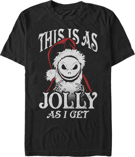 This Is As Jolly As I Get Nightmare Before Christmas T-Shirt