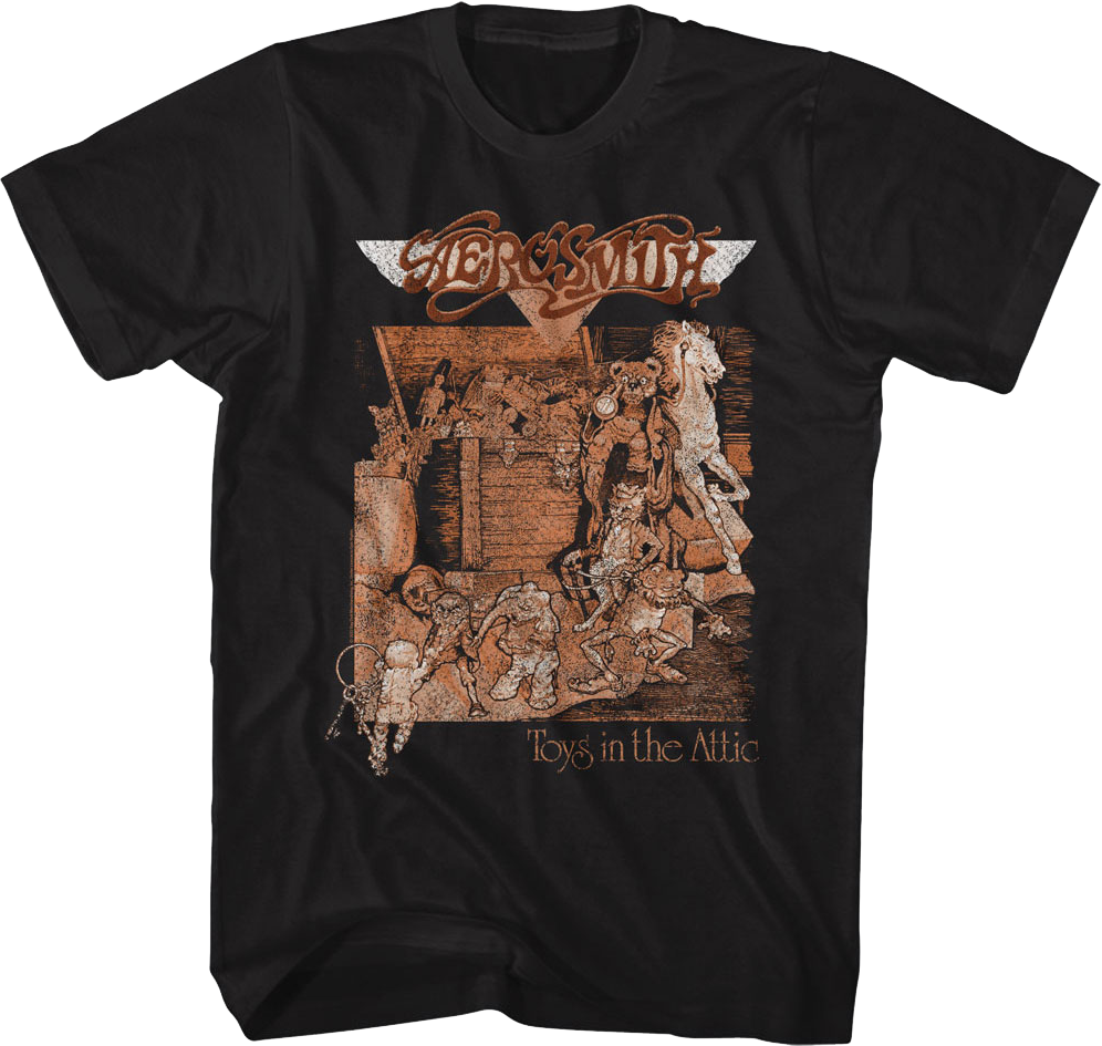Toys In The Attic Album Cover Aerosmith T-Shirt