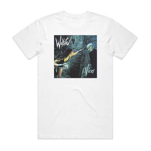 Waysted Vices Album Cover T-Shirt White