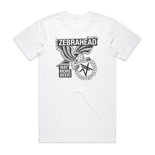 Zebrahead Way More Beer Live In Kln Germany 1 Album Cover T-Shirt White