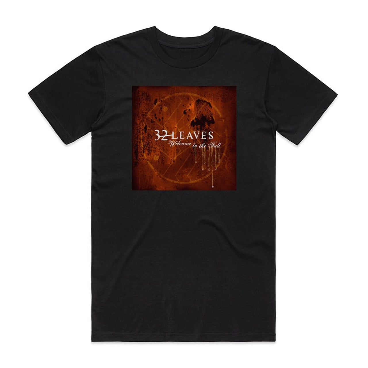 32 Leaves Welcome To The Fall T-Shirt Black